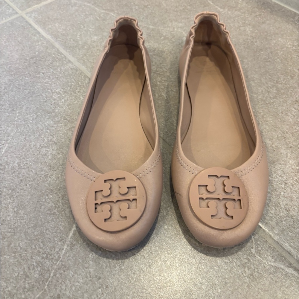 Tory Burch Minnie ballet flats in sand
